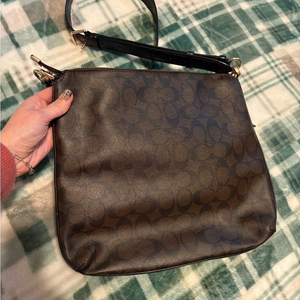 New Coach Dark Brown Crossbody Bag - Picture 3 of 4